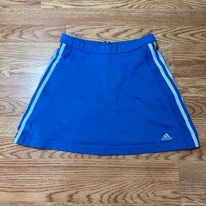 Adidas blue and white tennis skirt